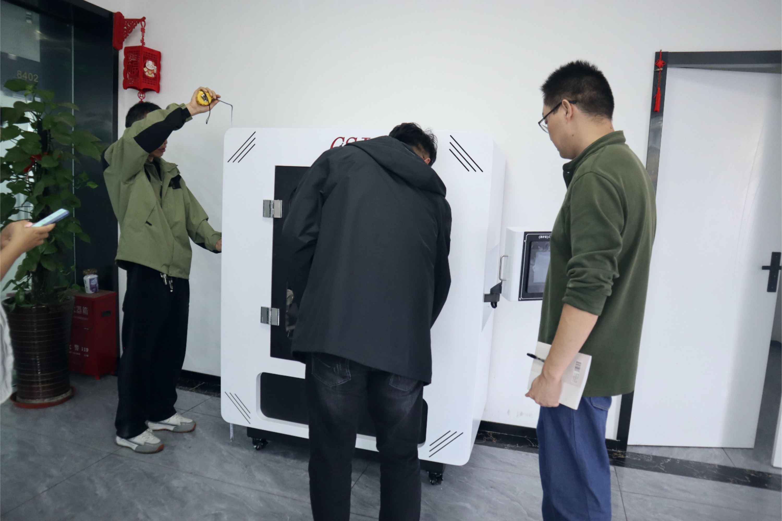 口罩细菌过滤效率测试仪：江苏省XX医疗科技有限公司到上海程斯考察之旅