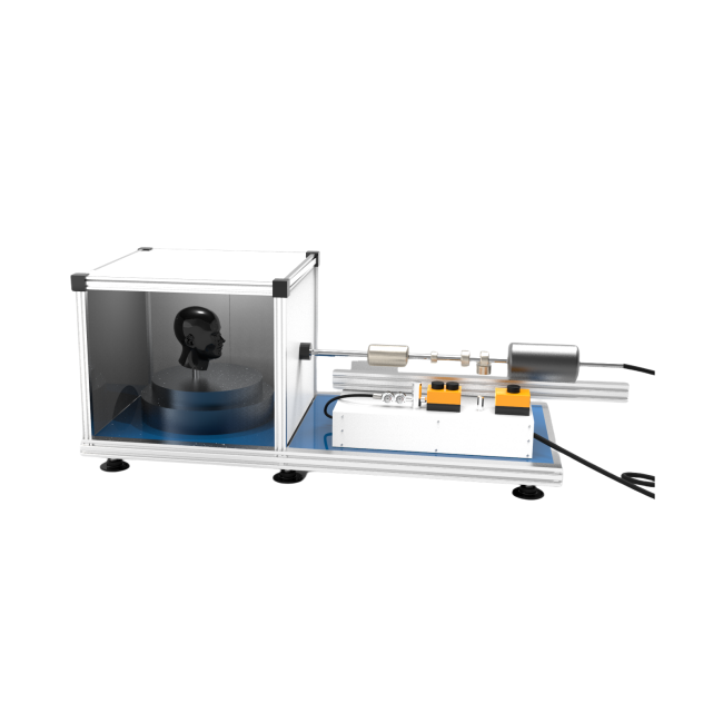 普通款消防面罩抗高速粒子冲击试验机