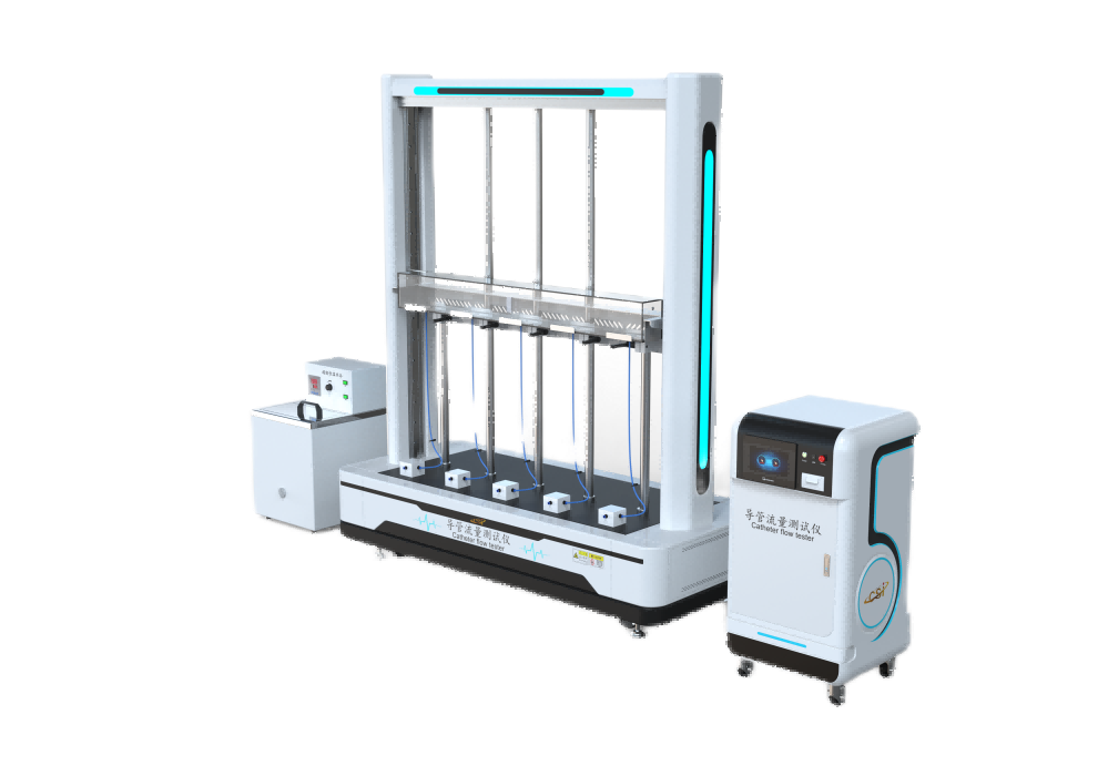 五工位导管流量测试仪流量计法