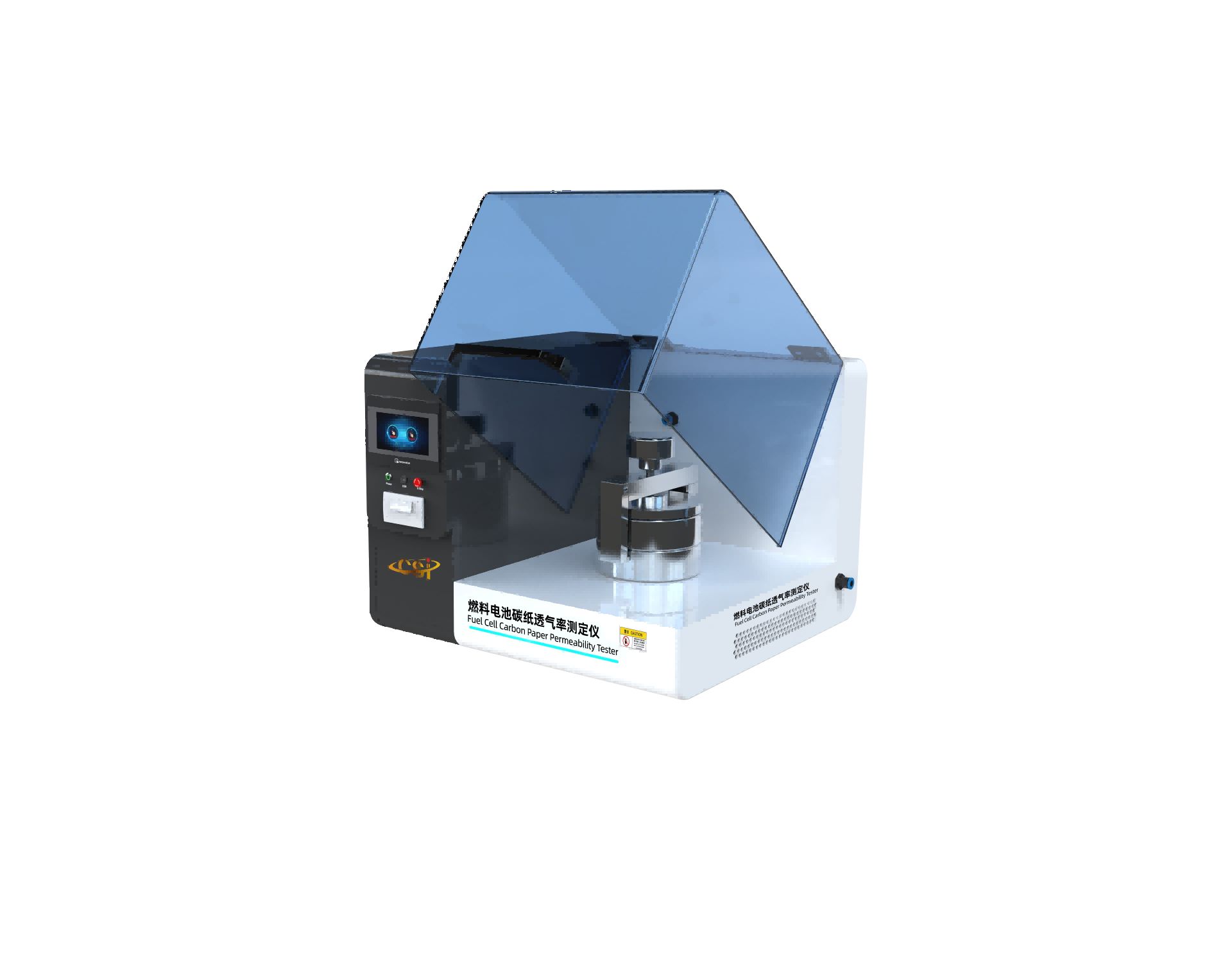 燃料电池碳纸透气率测定仪/碳纸层材料透气性测试仪--垂直方向