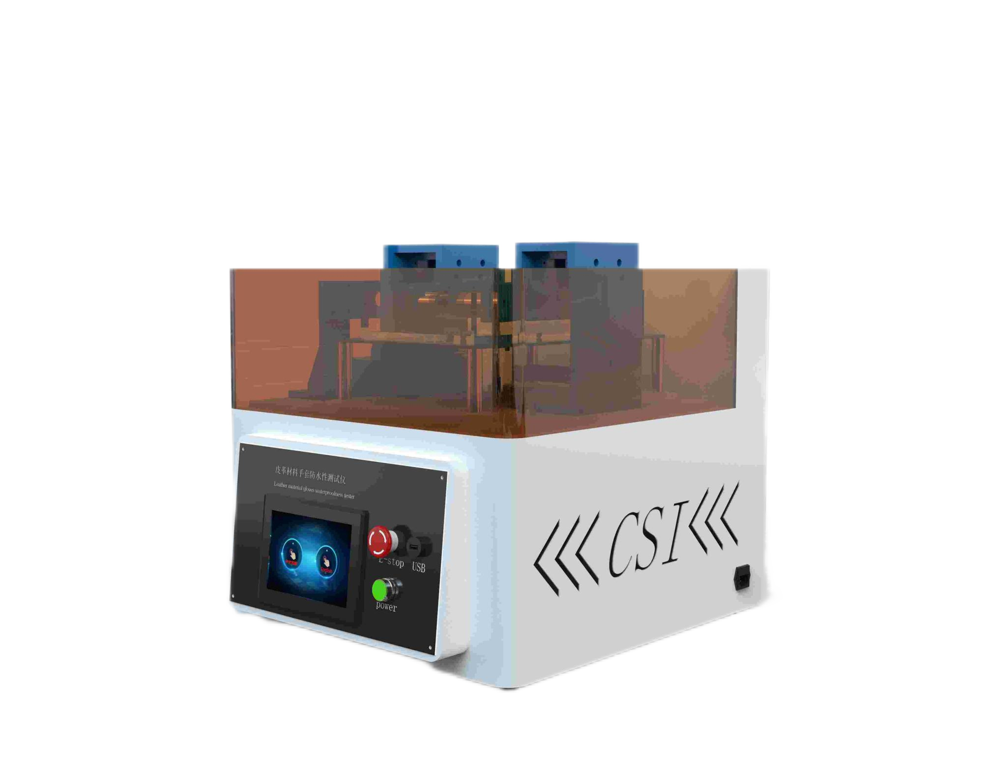 皮革材料手套防水性测试仪,皮革材料手套动态透水试验机