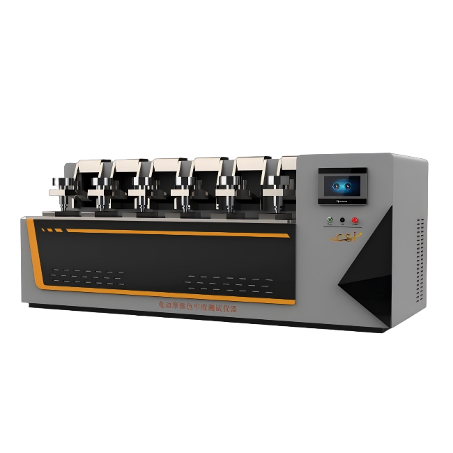 电动干湿摩擦色牢度测试仪-六工位‌